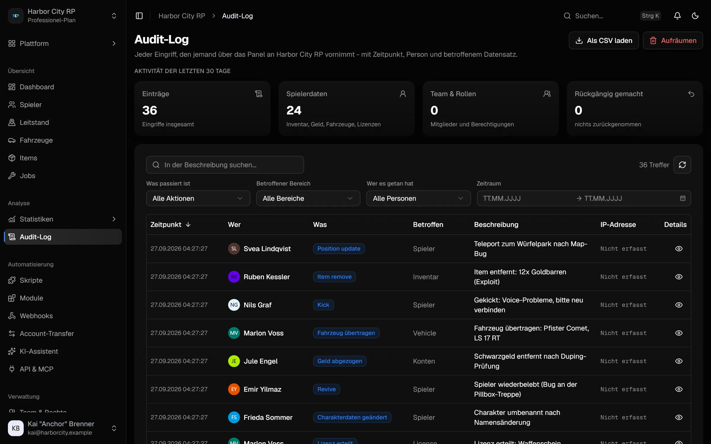 Audit-Log